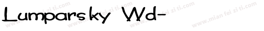 Lumparsky Wd字体转换